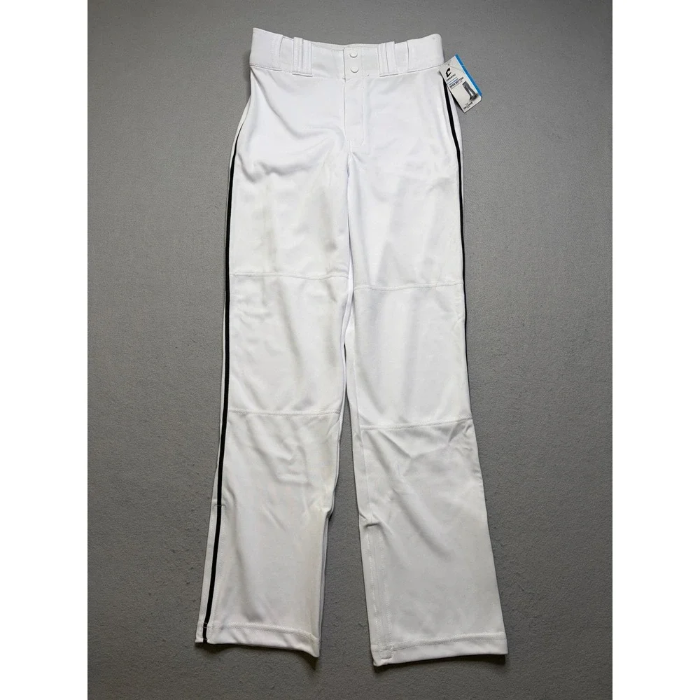 Champro Baseball Pants Youth‎ XL White Triple Crown Open Bottom Piped BP91U